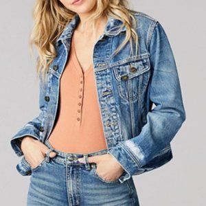 Lee Vintage Modern S Monroe Denim Trucker Jean Jacket Coat NWT